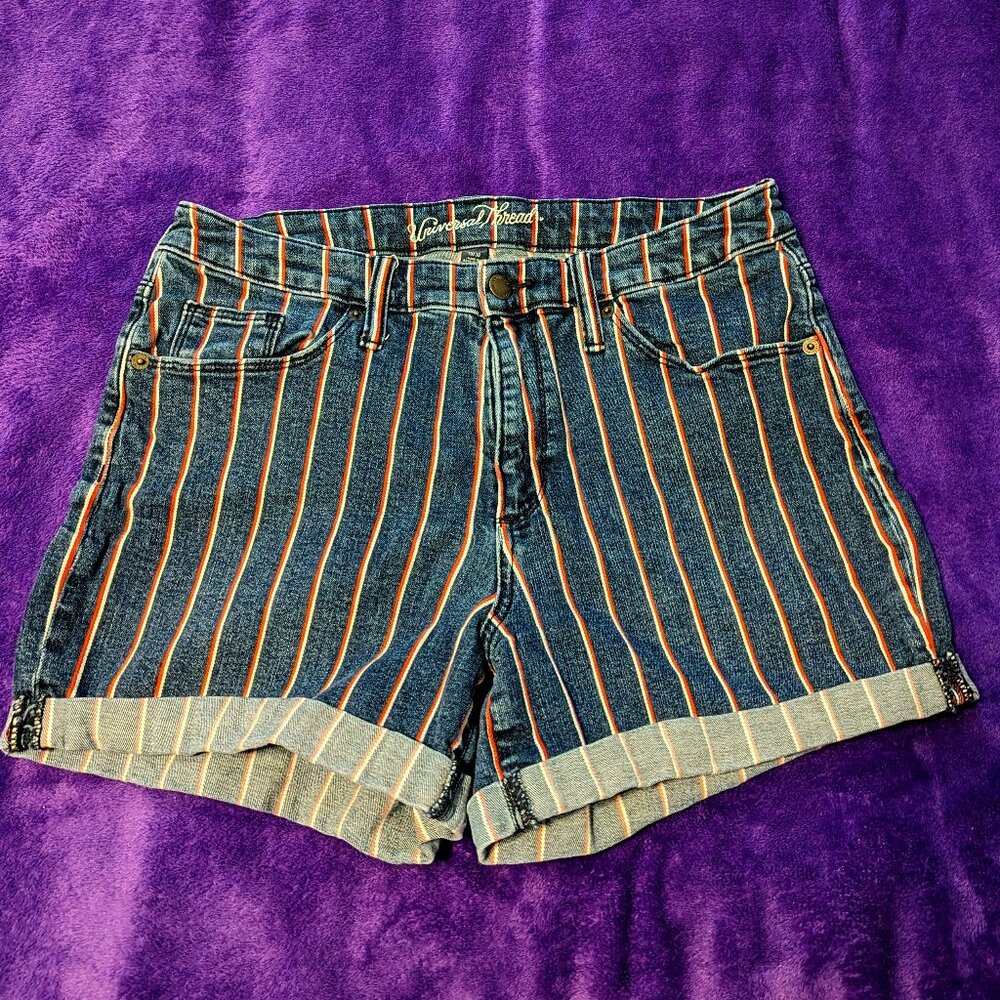 Universal Thread striped Denim Shorts